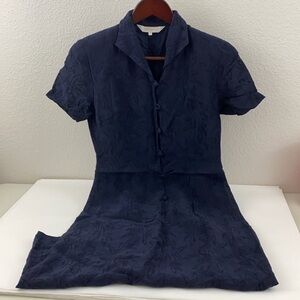 Elegant Navy Blue Dress